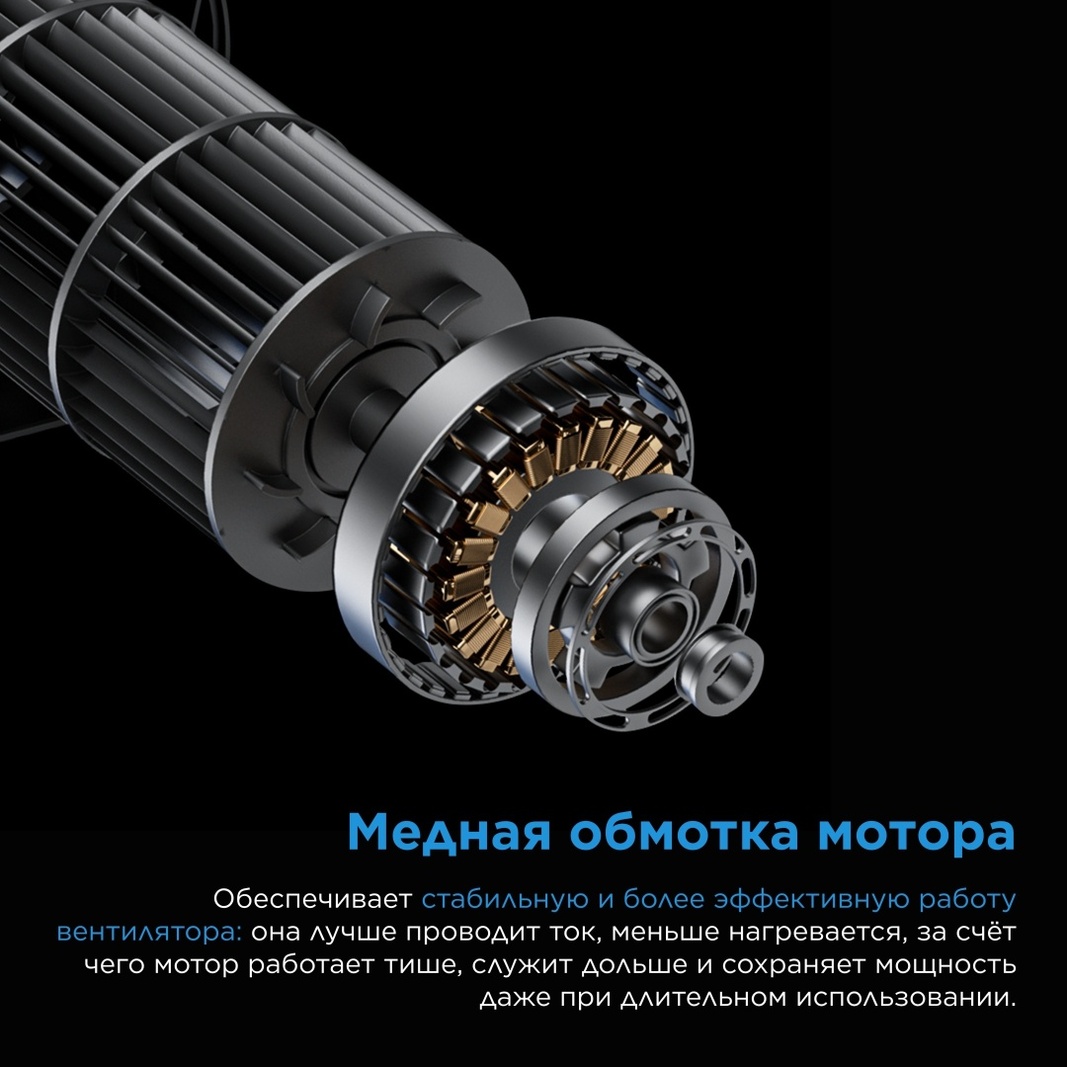 Вентилятор Midea FZ10-17JRA черный