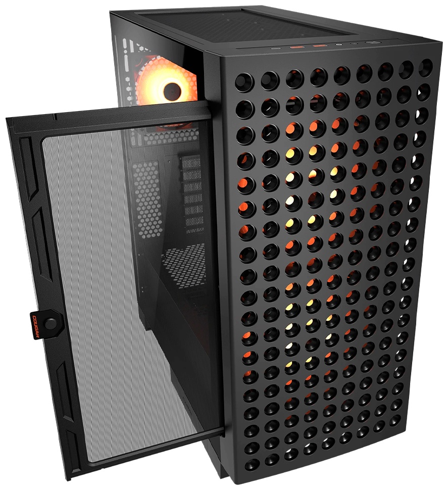 Корпус COUGAR Airface ECO RGB без Б/П черный