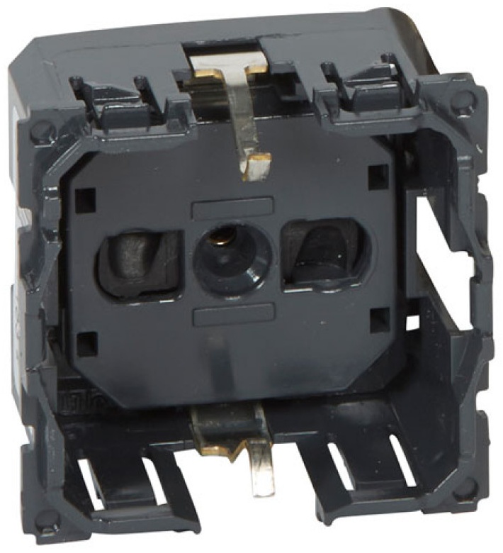 Розетка встраиваемая Legrand 067153, электрическая, черная