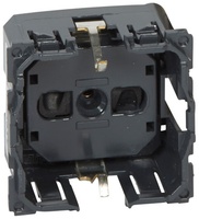Розетка встраиваемая Legrand 067153, электрическая, черная
