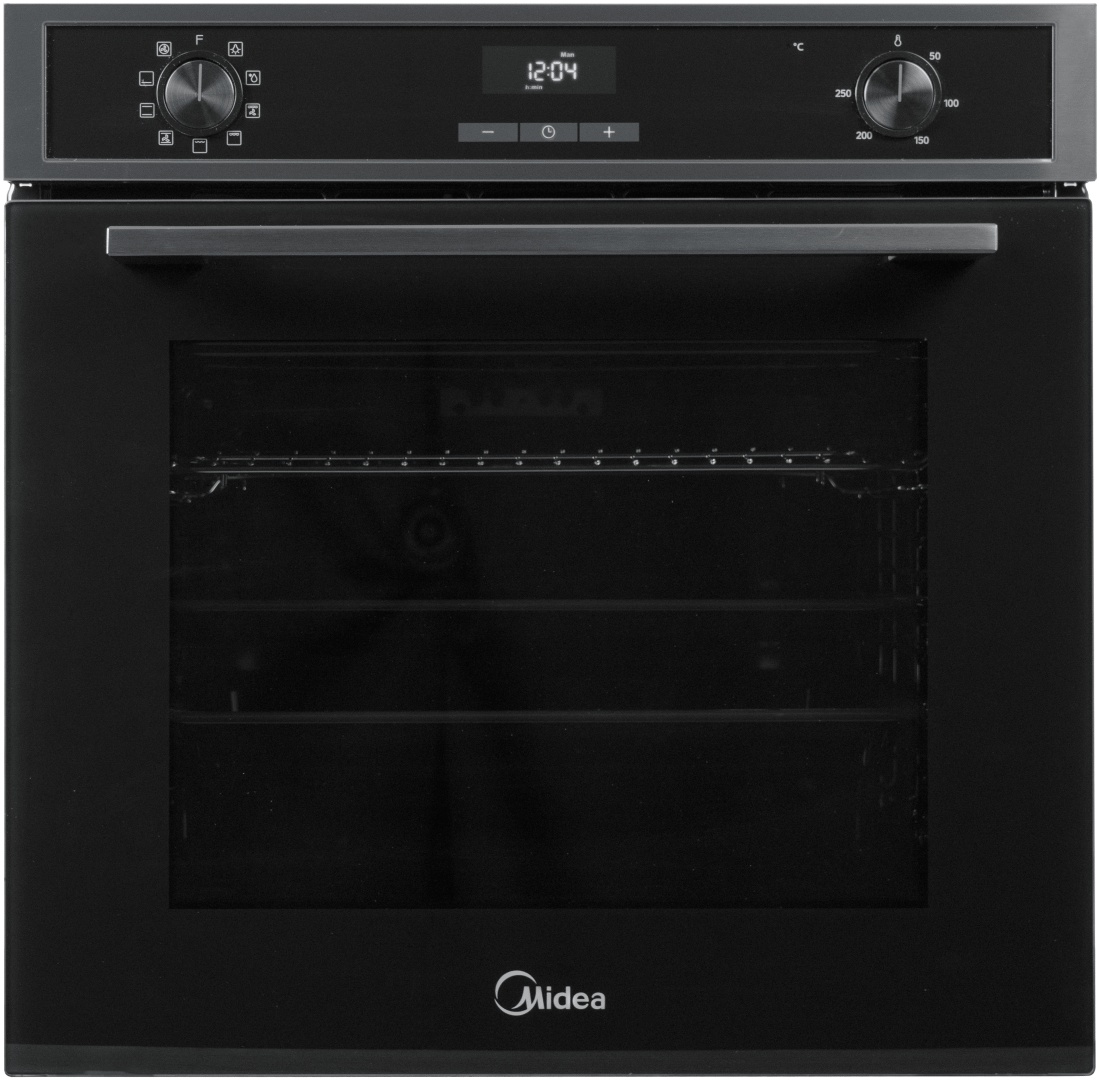 Духовой шкаф Midea MO72105X черный, стальной