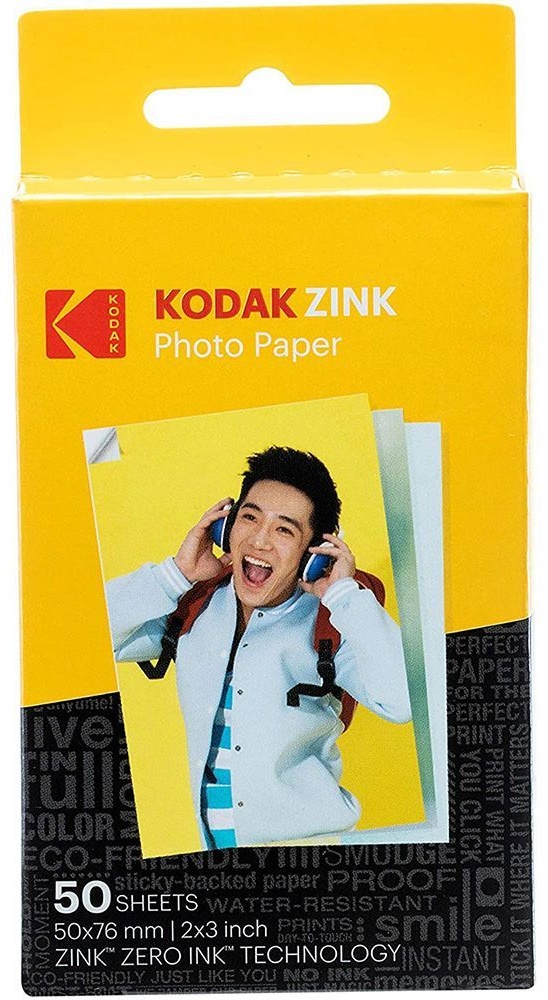 Фотобумага Kodak ZINK 50, 4R, глянцевая, 50 шт