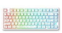 Клавиатура Mchose Jet 75 E-sport Kailh Magnetic God Switch White Topographic, MC-Jet75-9, белая