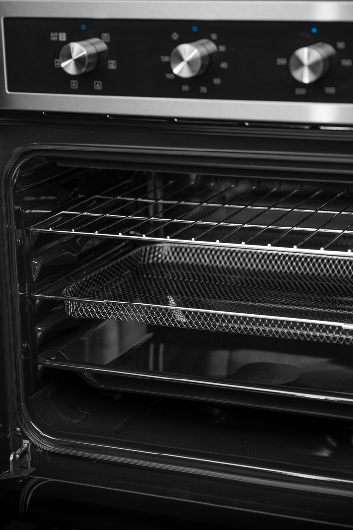 Духовой шкаф Midea MO12000 X черный, стальной