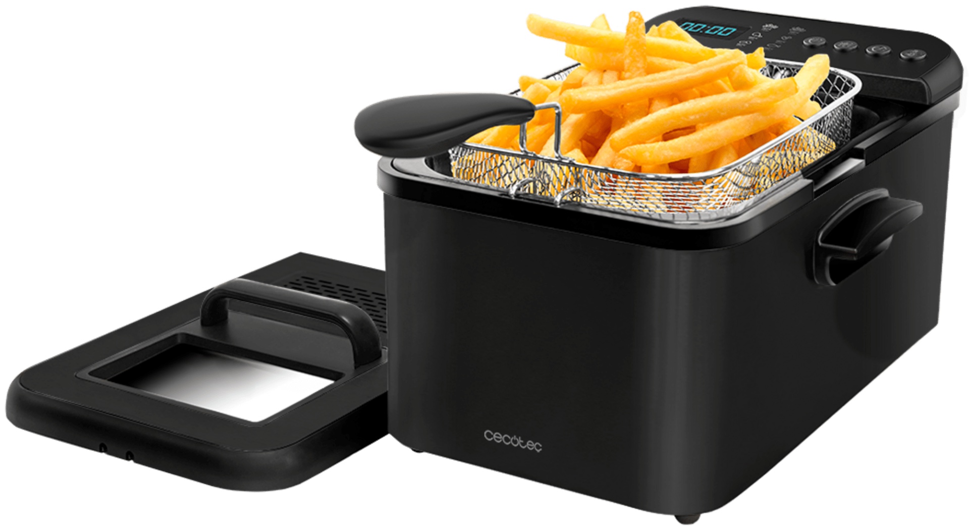 Фритюрница Cecotec Cleanfry Luxury 4000 черный