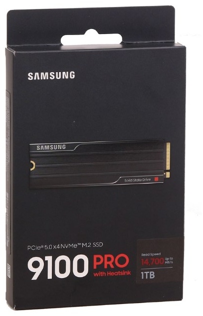 SSD Samsung 9100 PRO with heatsink (MZ-VAP1T0CW) 1000 Гб