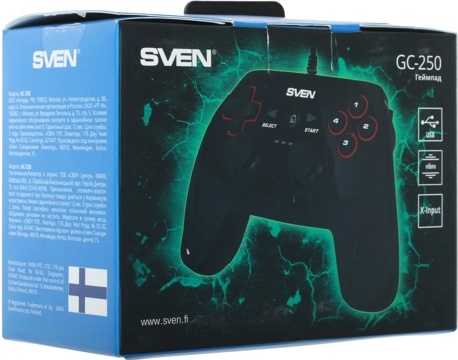 Игровой контроллер SVEN GC-250 черный