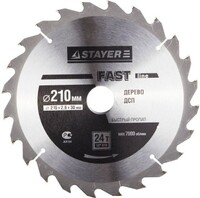 Пильный диск Stayer Fast Line 3680-210-30-24