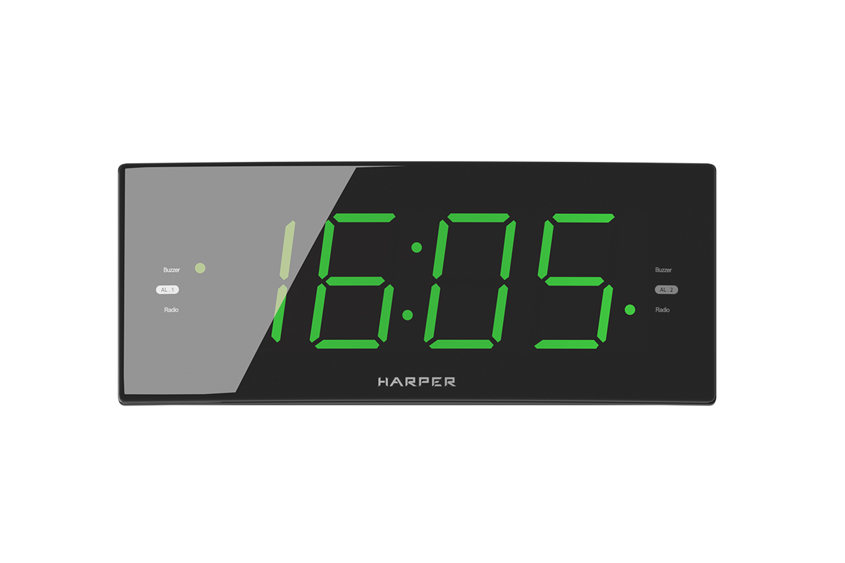 Радиочасы Harper HCLK-2044 черные