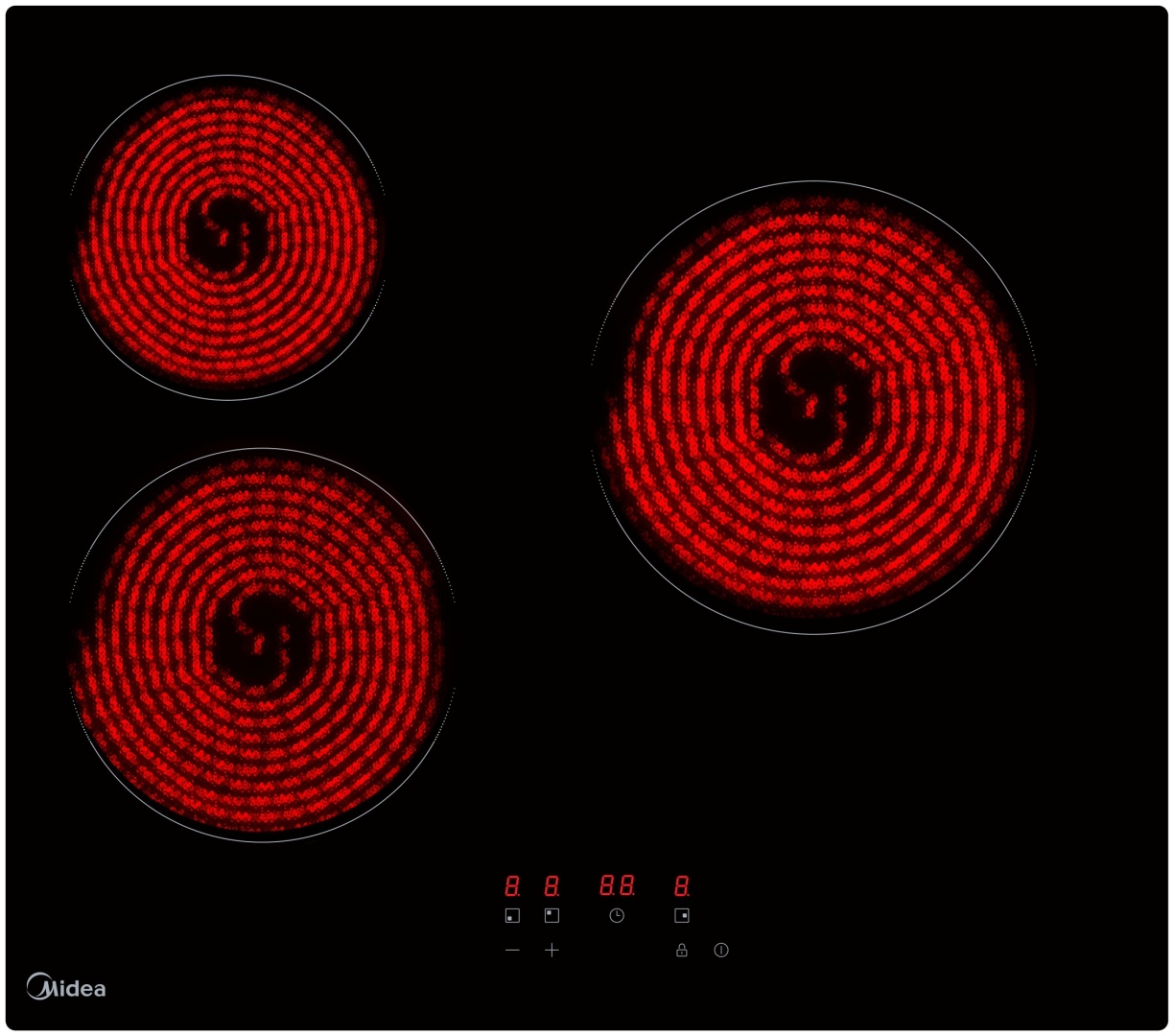Варочная поверхность Midea MCH-B631CK черный