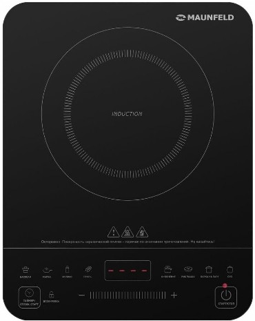 Настольная плита Maunfeld EVI.F291-BK черная