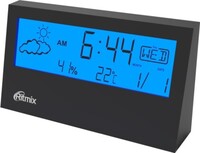 Цифровая метеостанция Ritmix CAT-044 черная