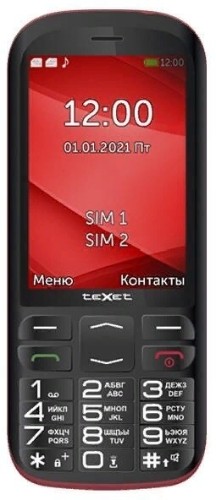 Мобильный телефон teXet TM-B409 черно-красный