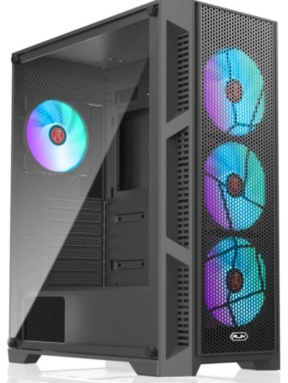 Корпус RAIJINTEK Arcadia III MS4, 4xRGB Fan черный