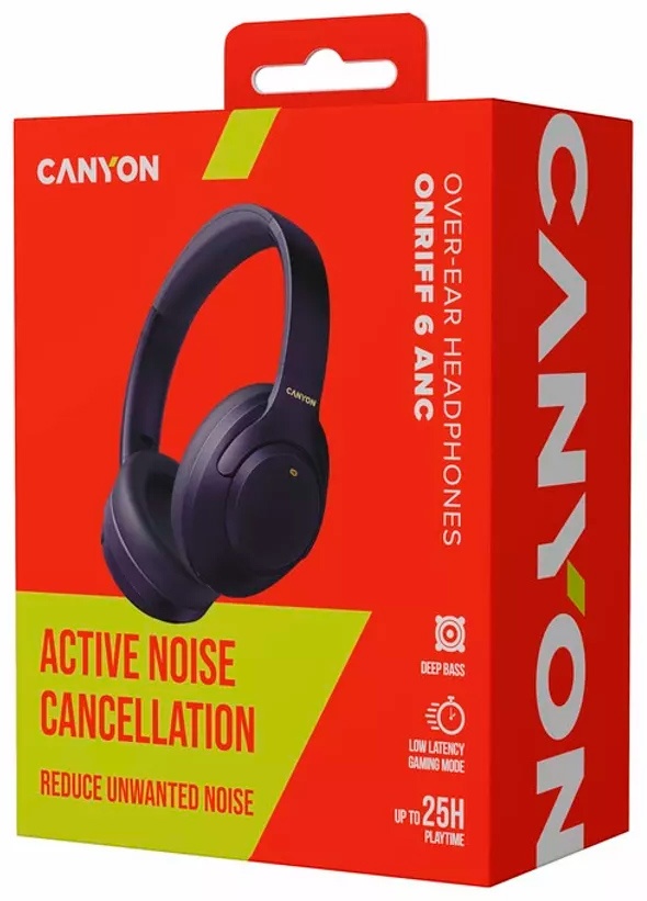 Наушники Canyon OnRiff 6 ANC черный