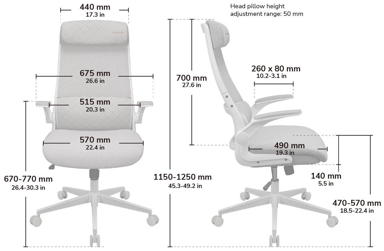 Компьютерное кресло COUGAR Stryder, черный
