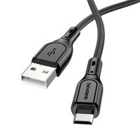 Кабель Borofone BX66 USB - micro USB 1 м черный