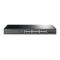 Коммутатор TP-Link TL-SG2428P, 24 порта PoE, 4 SFP слота