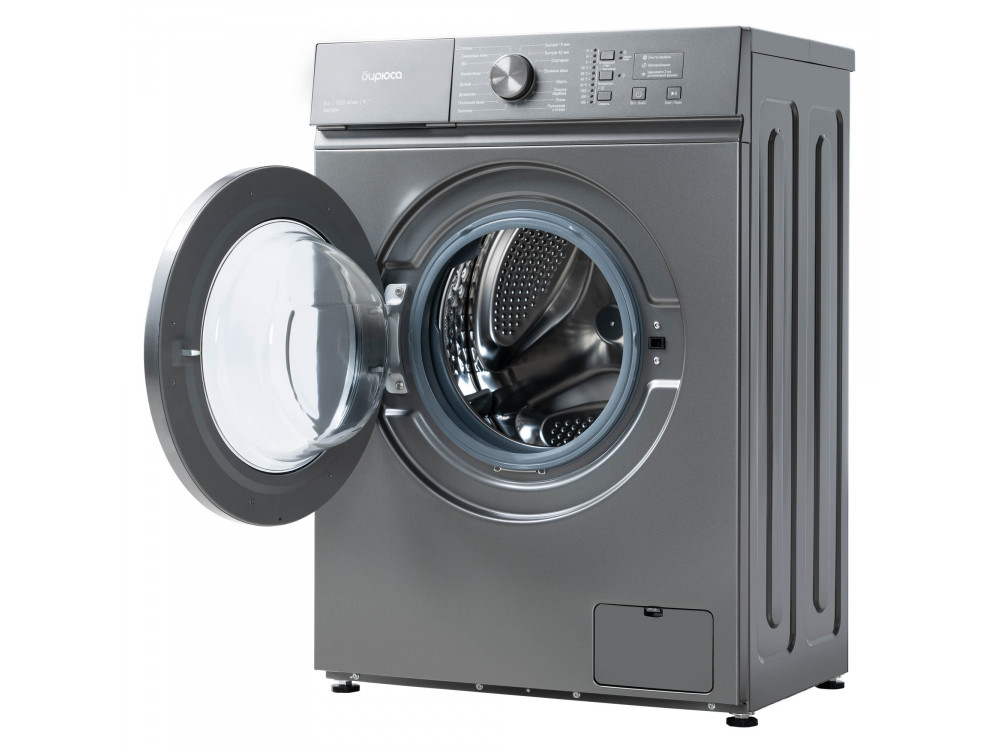 Бирюса WM-SM510/04 M күміс түсті кір жуғыш машинасы