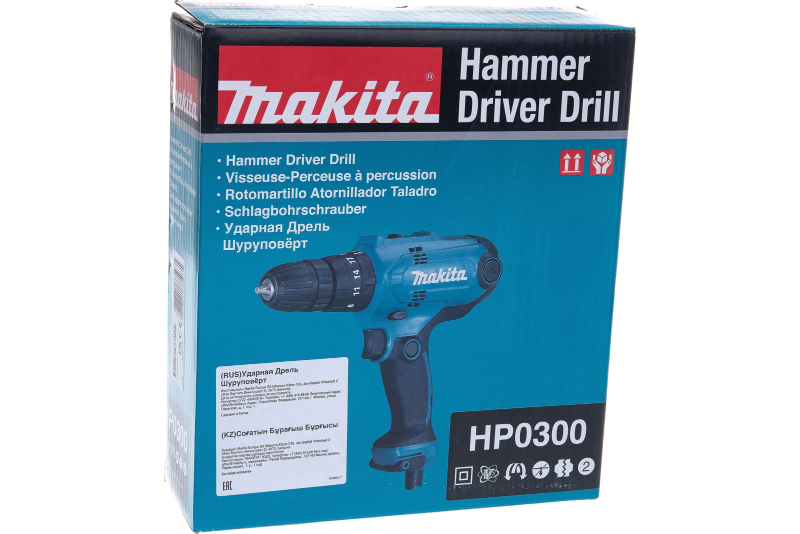 Ударная дрель-шуруповерт Makita HP0300