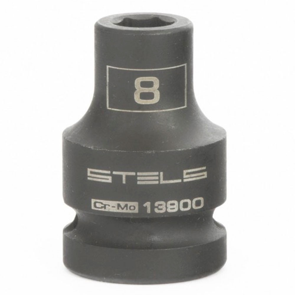 Торцевая головка ударная Stels 13900, 1/2&quot;, 8 мм