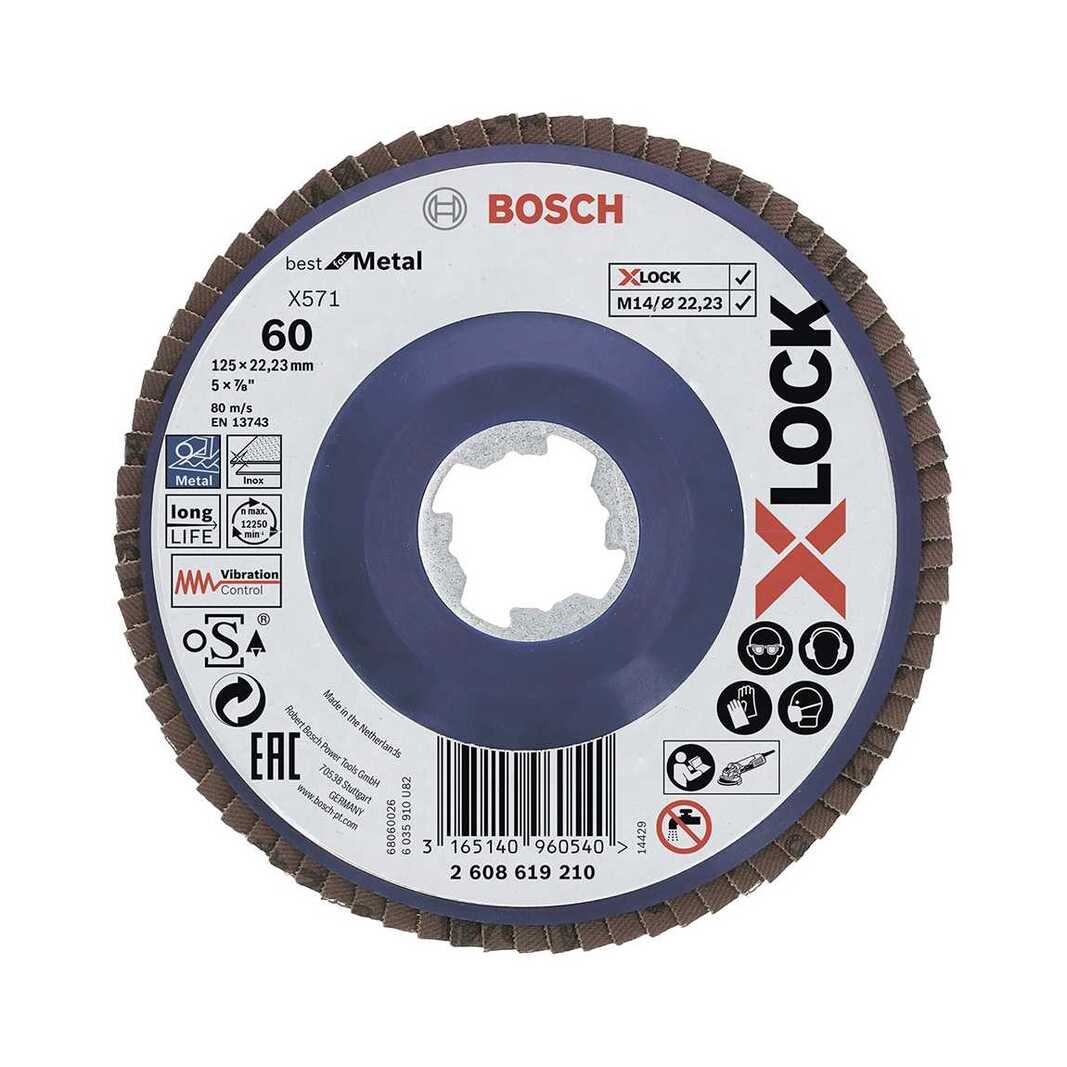 Круг шлифовальный лепестковый Bosch X-Lock 2608619210