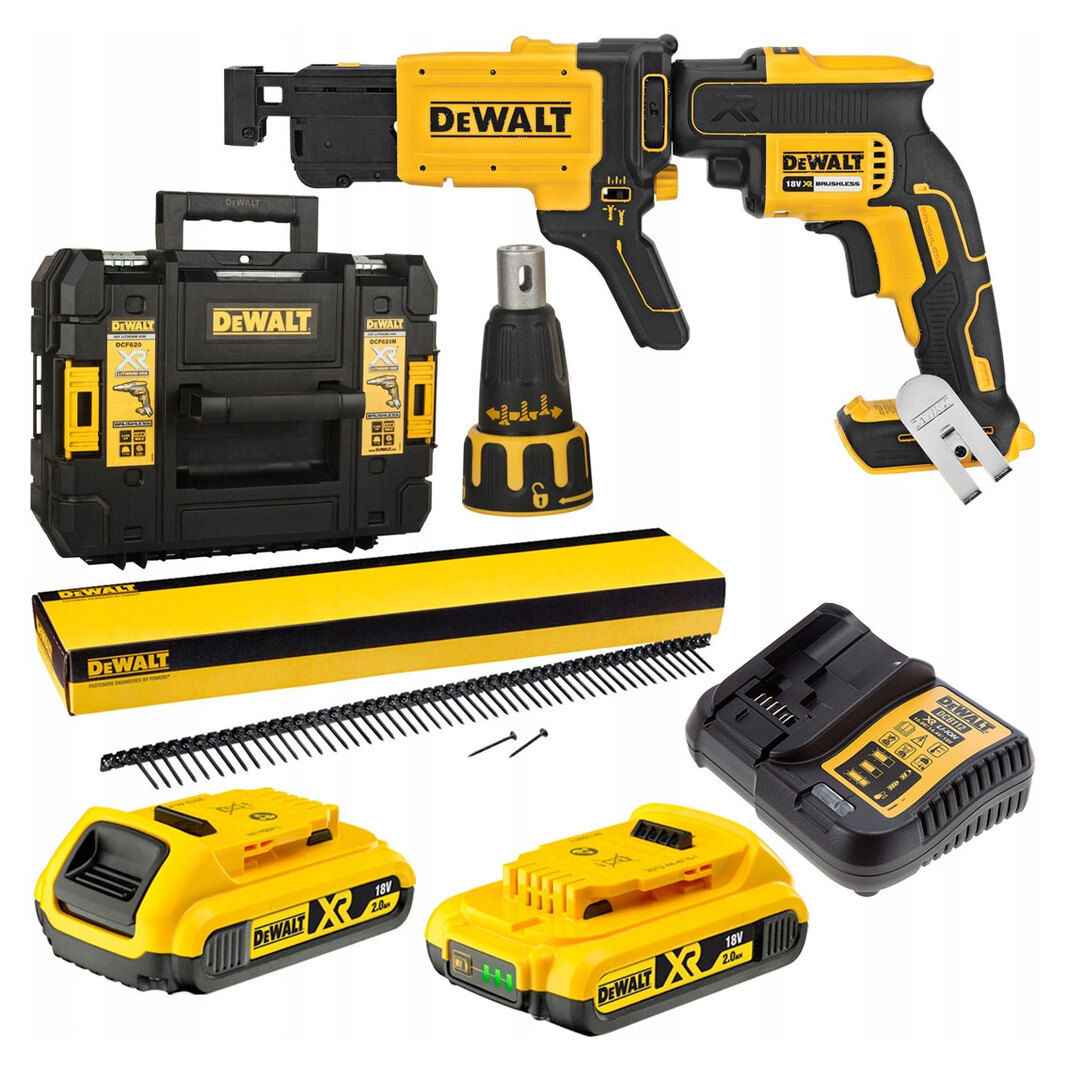 Аккумуляторный шуруповёрт  DeWALT DCF620D2K