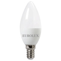 Лампа светодиодная Eurolux 76/2/2 LL-E-C37-6W-230-2.7K-E14