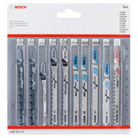 Набор полотен для лобзика Bosch All in One 2607011171, 10 шт. в упаковке
