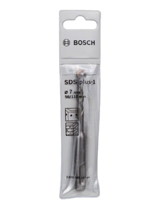 Бур Bosch 2608680267 SDS-plus-1 7x50x110мм