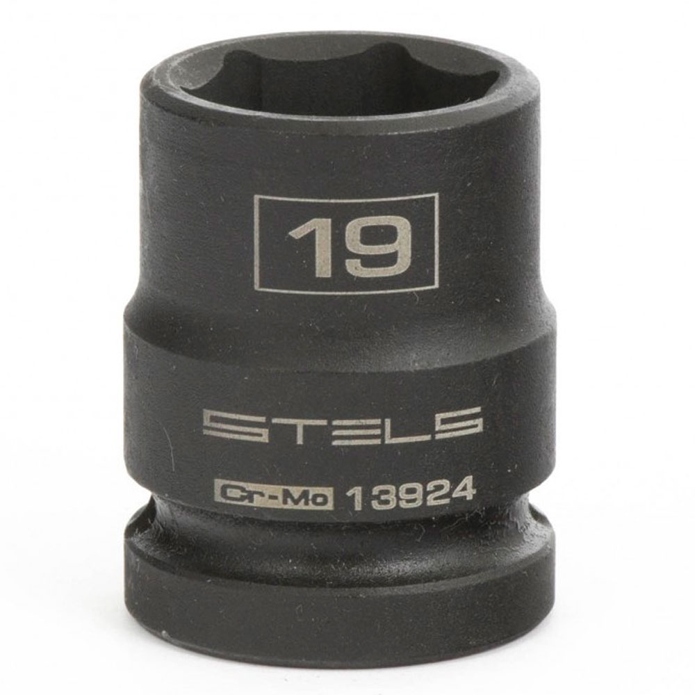 Торцевая головка ударная Stels 13924, 1/2&quot;, 19 мм