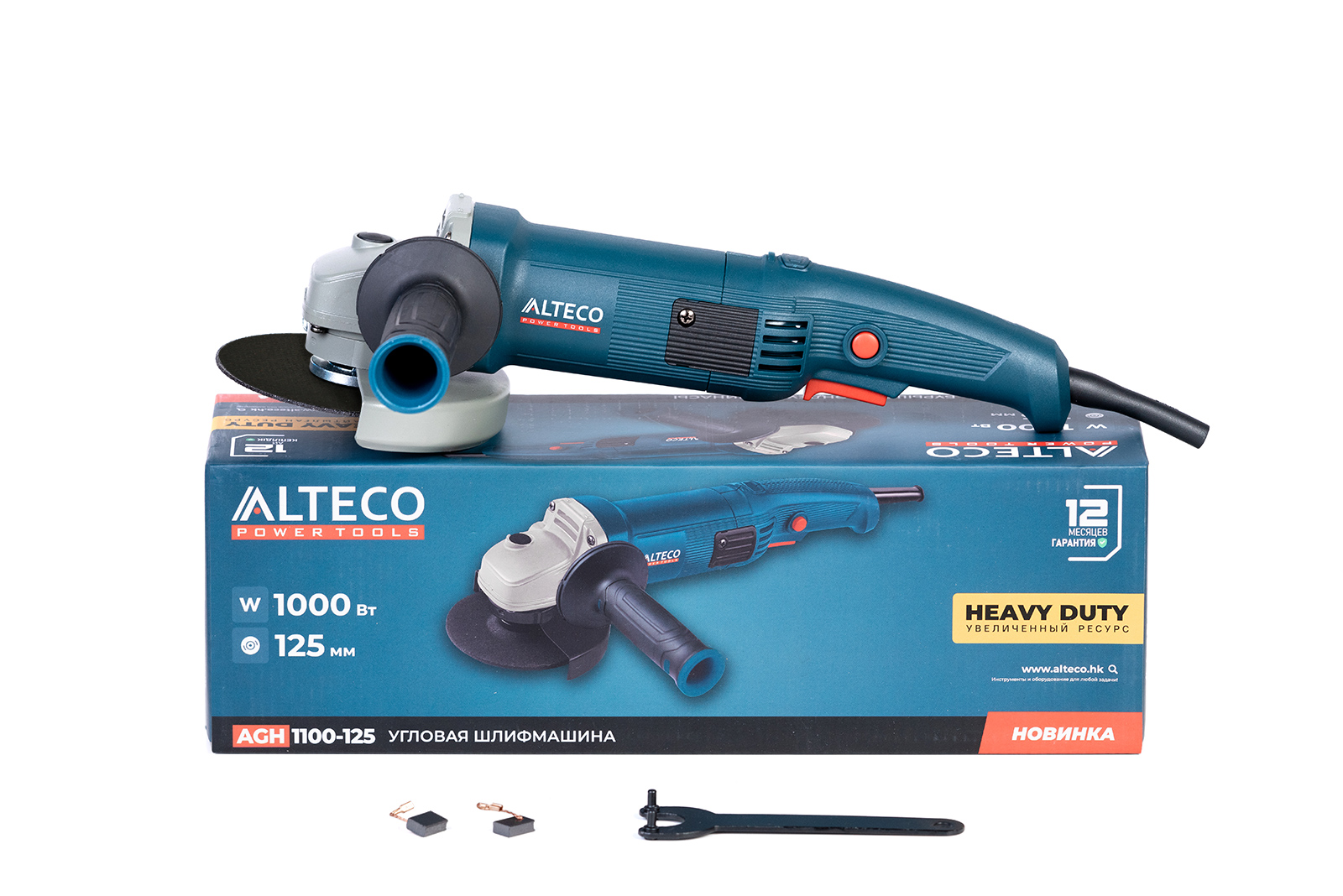 Угловая шлифмашина Alteco Heavy Duty AGH 1100-125