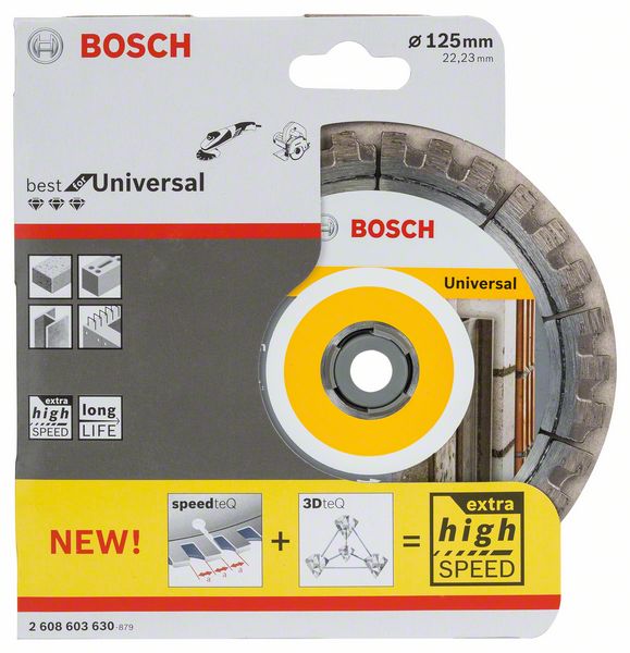 Диск отрезной алмазный Bosch Best for Universal 2608603630