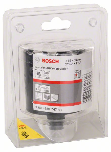 Коронка универсальная Bosch 2608580747 68 мм