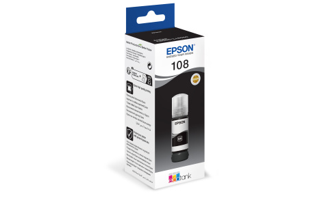 Чернила Epson 108 EcoTank C13T09C14A, черные