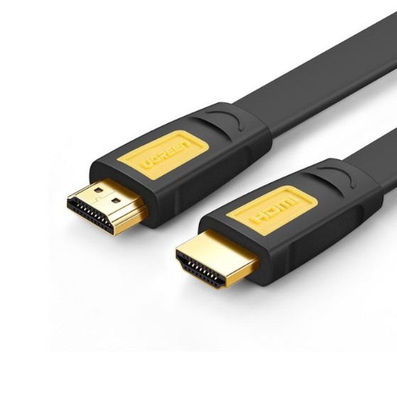 Кабель Ugreen HD101 HDMI Round Cable 20м, желто-черный