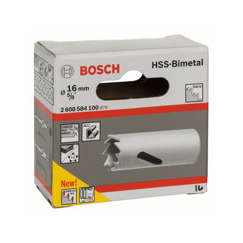 Коронка биметаллическая Bosch 2608584100 16 мм