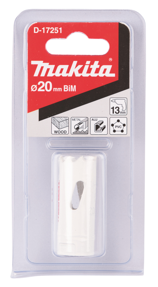 Коронка биметаллическая Makita D-17251 20 мм