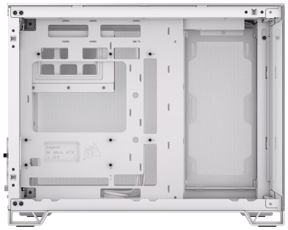 Корпус Corsair 2500X Micro ATX Dual Chamber серый