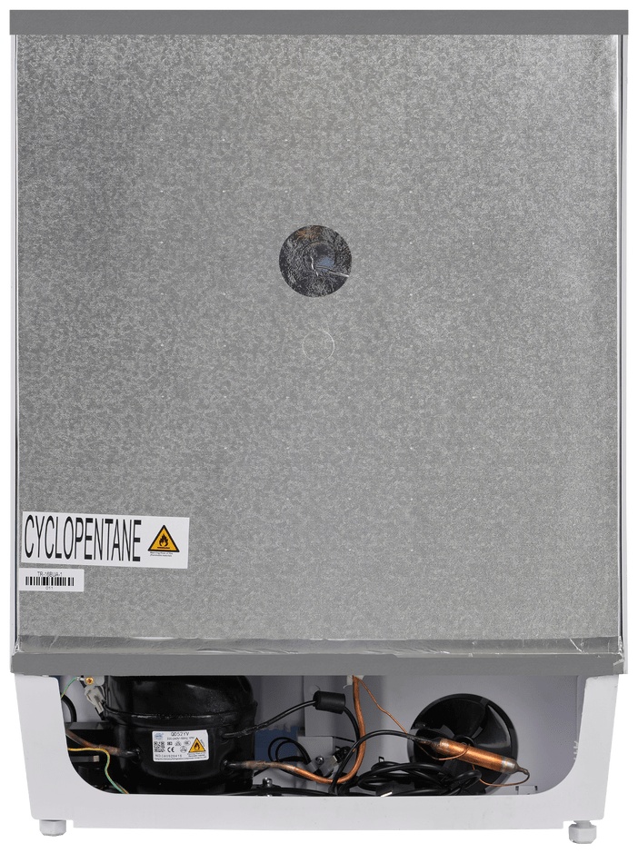 Холодильник MAUNFELD MBF88SWGR Inverter белый