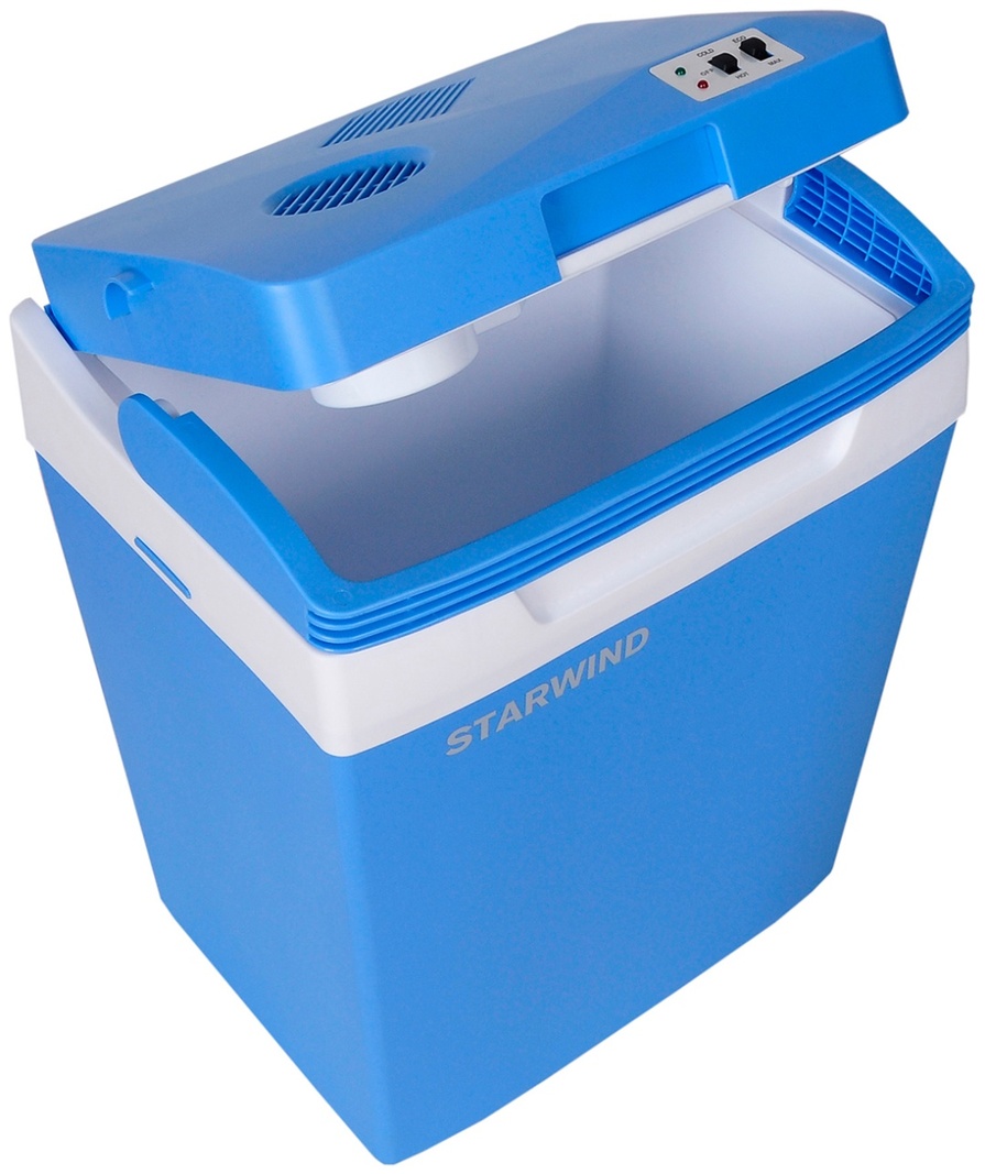 Автохолодильник Starwind CB-117 29 л, термоэлектрический, голубой