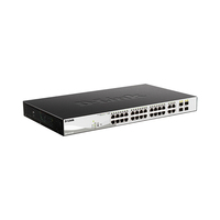 Коммутатор D-Link DGS-1210-28P/F5A, черный