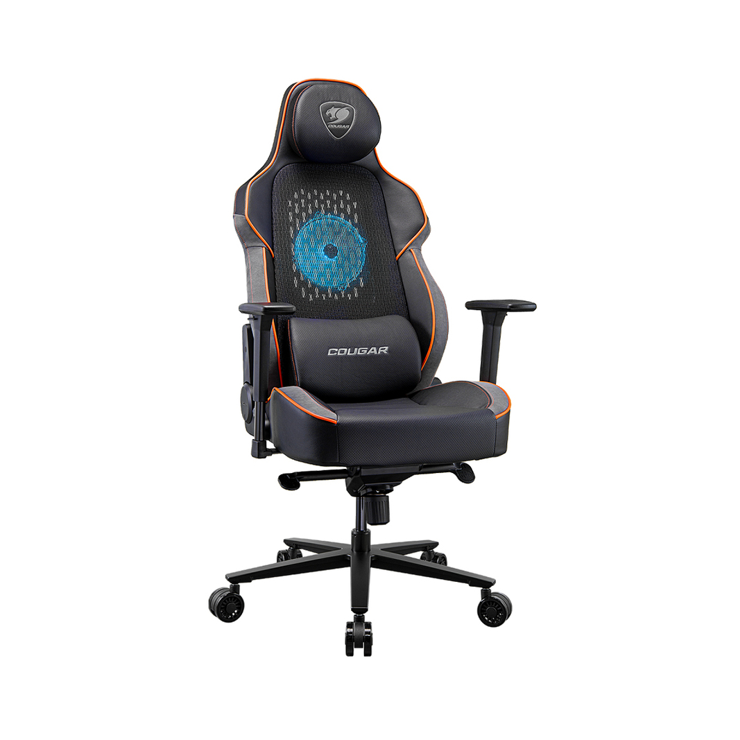 Компьютерное кресло Cougar NxSys Aero, оранжево-черное