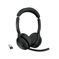 Беспроводная гарнитура Jabra Evolve2 55 Link380с MS Stereo, черная