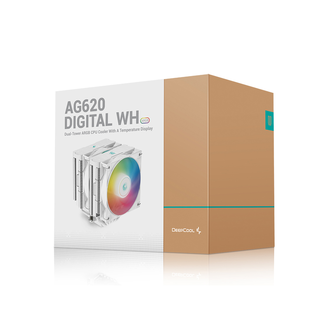 Кулер Deepcool Digital WH ARGB AG620