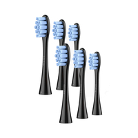 Насадка для электрической зубной щетки Oclean Standard Clean Brush Head P2S5 B06, черная, 6 шт