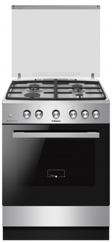 Плита газовая Hansa FCGX63123 серебристая