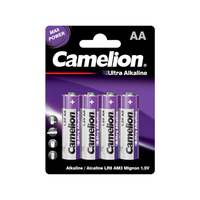 Батарейка Camelion Ultra Alkaline LR6-BP4UT, 4 шт