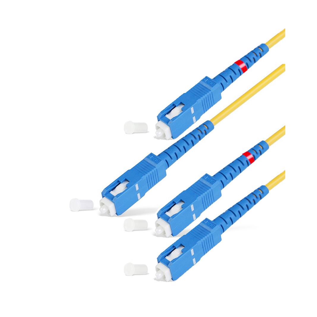 Патч-корд оптоволоконный Азоп Duplex SC/UPC-SC/UPC SM 9/125 2.0 мм, 1 м