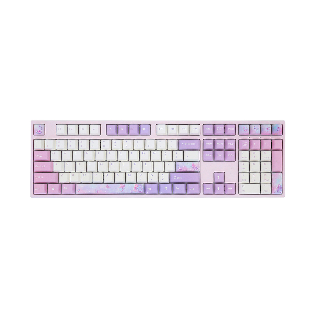 Клавиатура Varmilo Dreams on Board VEM108 Varmilo EC V2 Rose, бело-розовая